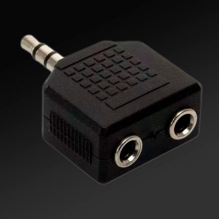 ADAPTADOR JACK 3.5MM 1 H A 2 PLUG M 3.5MM AURICULAR + MICROFONO