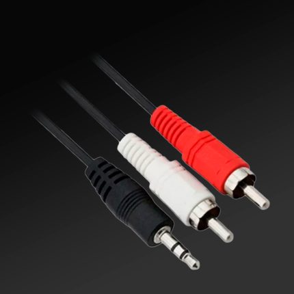 CABLE AUDIO PLUG 3.5 ST M A 2 RCA M 1.8MTS