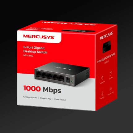 SWITCH 5 MERCUSYS MS105GP POE GIGA