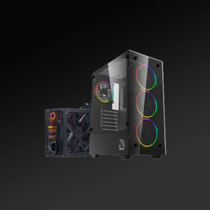 GABINETE GAMER RAPTOR SENTINEL 550w C/FUENTE RAPTOR +BRONCE